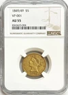 1849-P Liberty Half Eagle — photo from another recent sale