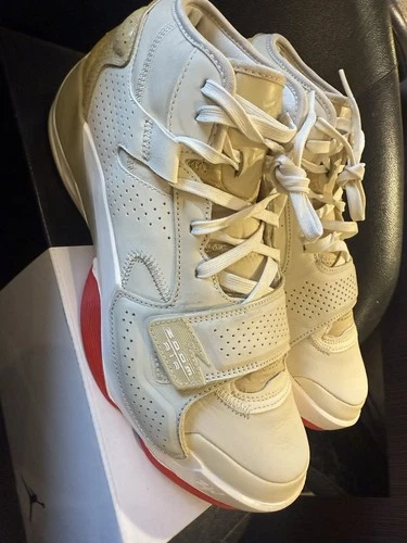 Nike Jordan Zion 2 "Let's Dance" hellbraun beige DO8990-217 Herren Größe 11 Schuhe rot