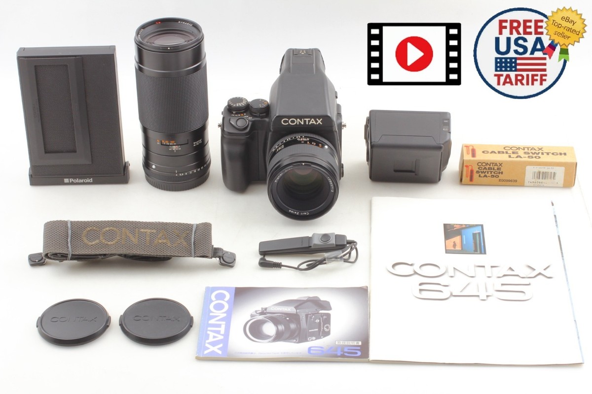 Lens【N MINT+++】 CONTAX 645 Film Camera Planar 80mm f2 Sonnar