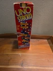 VINTAGE Uno Stack COMPLETE Mattel 1994 Family Game 90's Colors Complete Set !