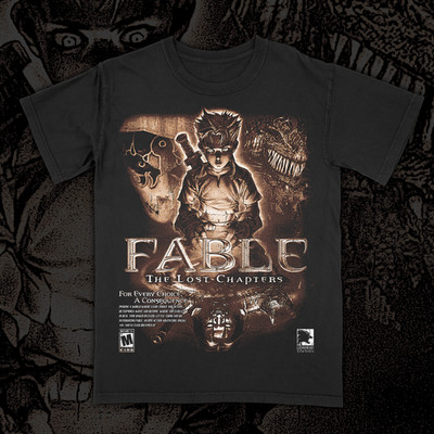 Vintage Fable The Lost Chapters RPG Gaming T-Shirt S-5XL