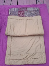 Two Croscill Galleria Red & Gold King Size Tuscan Shams