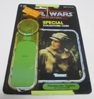 1984 STAR WARS POTF Princess Leia Combat Poncho 92 Back CARD ONLY SW103
