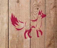 Fox Stencil - Art and Wall Stencil