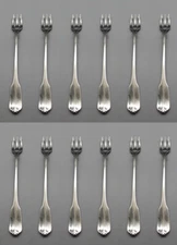 Oneida Stainless Gloria / Montclair Cocktail Forks - Set of Twelve * USA Made