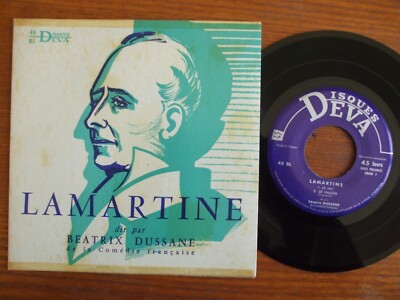 45T EP LAMARTINE SAGT VON BEATRICE DUSSANE DE LA COMEDIE FRANCAISE DEVA POESIE EX
