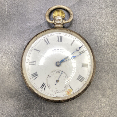 KEMP BROS Antique 1926 Timekeeper Pocket Watch Not Working Spares Repairs