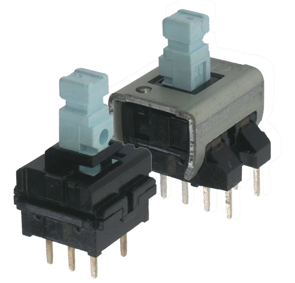 ALPS Druckschalter SPEA, senkrechte Bauform 2xUM