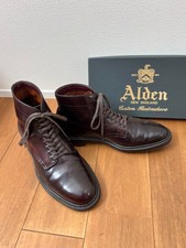 Alden Shoes Shell Cordovan 45148HC Plain toe Boots Barry last Color 8 US9 D used