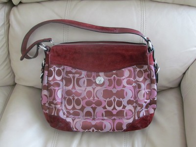 coach maroon bag