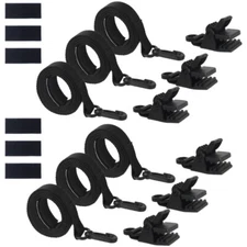 Solar Cover Reel with Plastic Clip and Band Adjustment Hook Nonslip Fastening