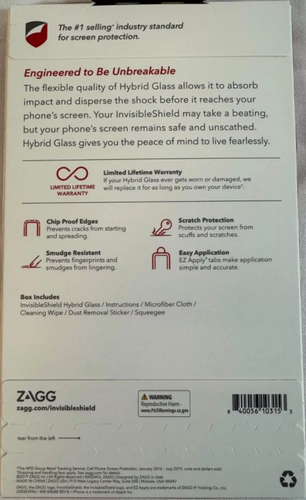 ZAGG Invisible Shield Hybrid Glass Screen Protector for Apple iPhone 11/XR - Picture 4 of 4