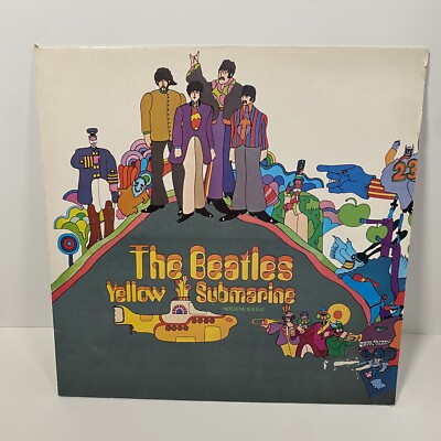 The Beatles UK LP - Yellow Submarine - Apple Records PCS 7070