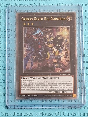 Goblin Biker Big Gabonga PHNI-EN047 Quarter Century Secret Rare Yu