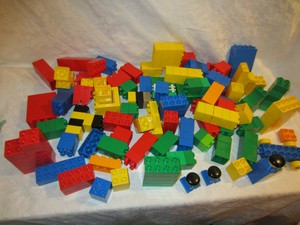 loose lego bricks
