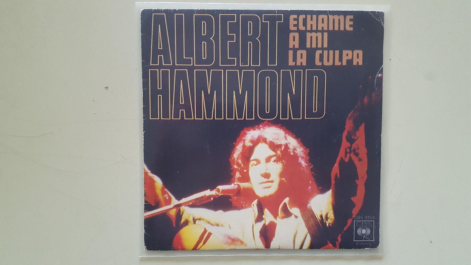 7"" Single Vinyl Albert Hammond - Echame a mi la culpa SUNG IN SPANISH