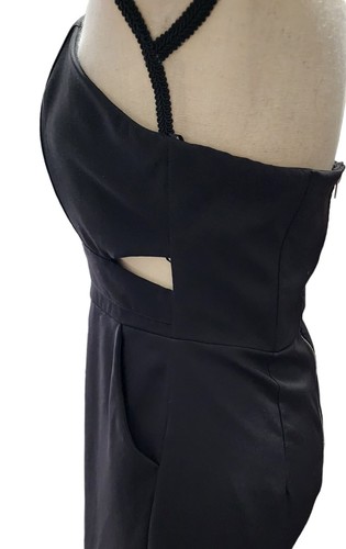 Luxxel Pantsuit Romper Black Sleeveless Sexy Slimming Women's Size Medium - 第 5/13 張圖片