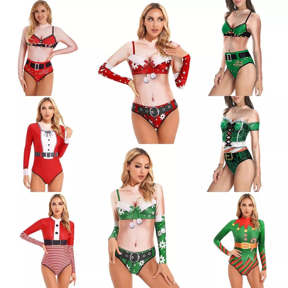 Santa sales swimming costume