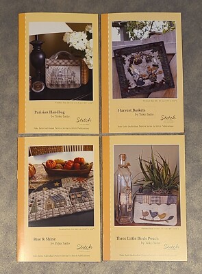 Reiko Saito's  Individual Pattern Series By Stitch Publications ~ Buy More SAVE!