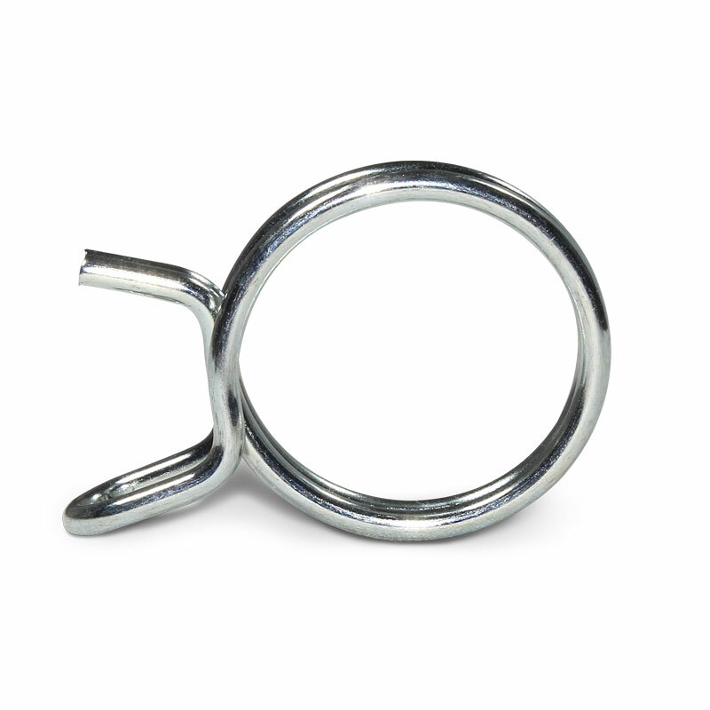 Morsetti Tubo In Acciaio Inox Con Molla Autoserranti Per Aria Carburante Fasce (1 Pezzo)