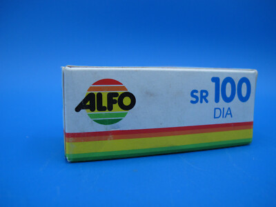 ALFO SR 100 Diafilm,  120 Rollfilm überlagert für Lomography Rarität