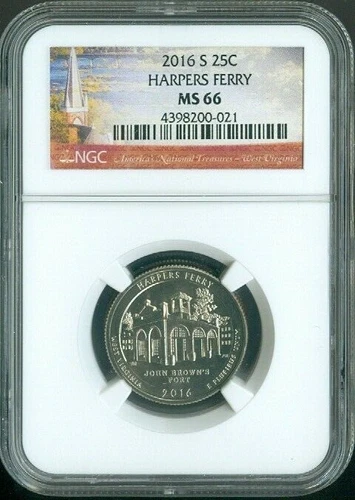 2016-S Harpers Ferry Quarter NGC MS66 Quality 