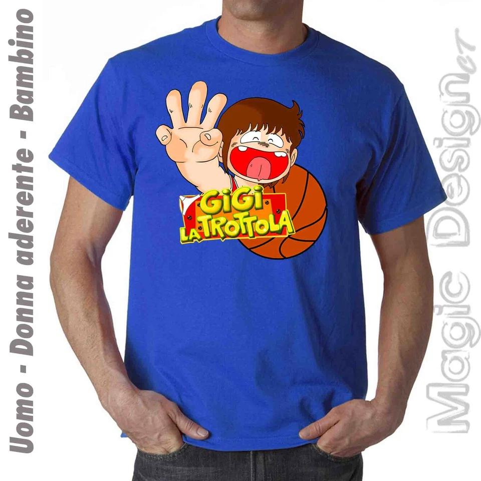 JHK O FRUIT OF THE LOOM GIGI LA TROTTOLA T-SHIRT DASH KAPPEI basket vittoria TSHIRT UOMO DONNA BAMBINO