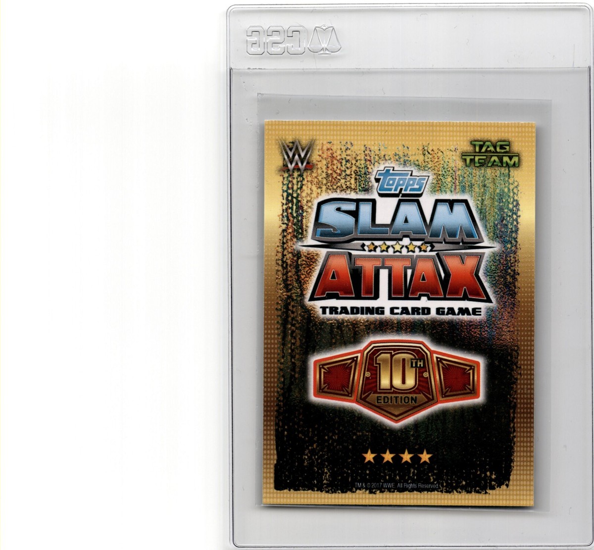 2017 Topps WWE Slam Attax 10th Edition Gold Champion AOP NXT