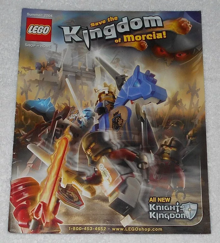 tilbagemeldinger mandskab finger LEGO - Shop At Home Catalog - Summer 2004 - Knights Cover - Kingdom Of  Morcia | eBay
