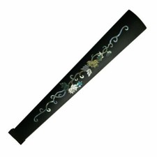 1pcs 4/4 Violin Fingerboard Ebony good Flower Inlay Full Size Violin Parts