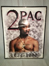 VTG Scorpio Posters Brooklyn NY 1997 2PAC Shakur RIP 16x20 1971-1996 Damaged
