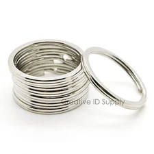 1000pcs Metal Key Rings Split Rings Heavy Duty Keychain Accessories Gift 30mm