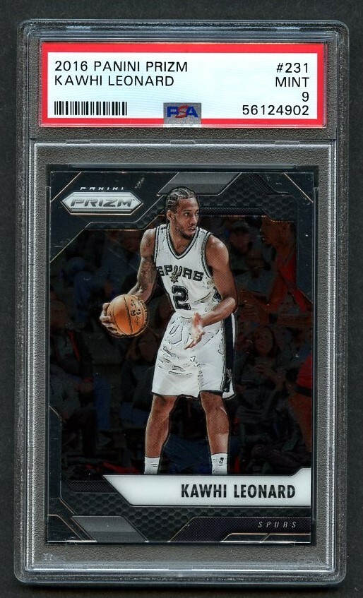 2016-17 Panini Prizm Basketball KAWHI LEONARD #231 PSA 9 MINT LA Clippers