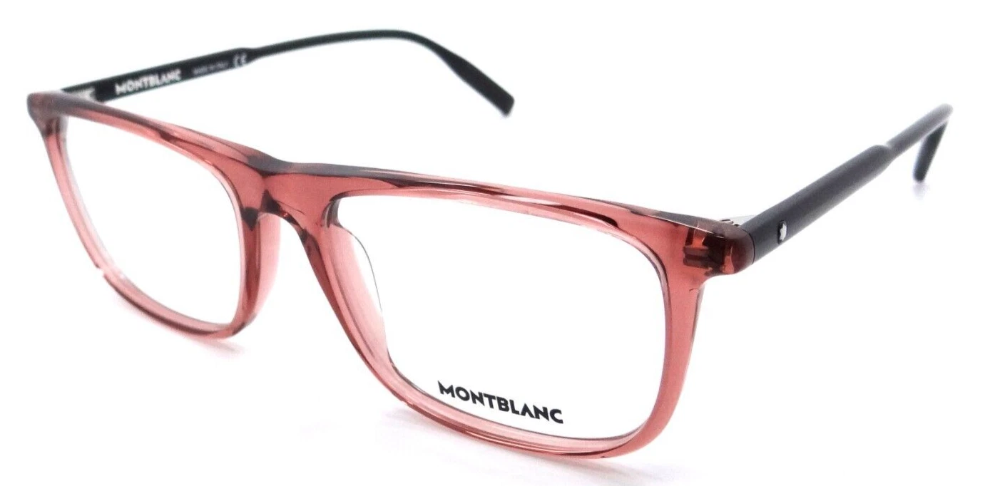 Montblanc Eyeglasses Frames MB0012O 016 56 18 145 Burgundy / Black Made in Italy
