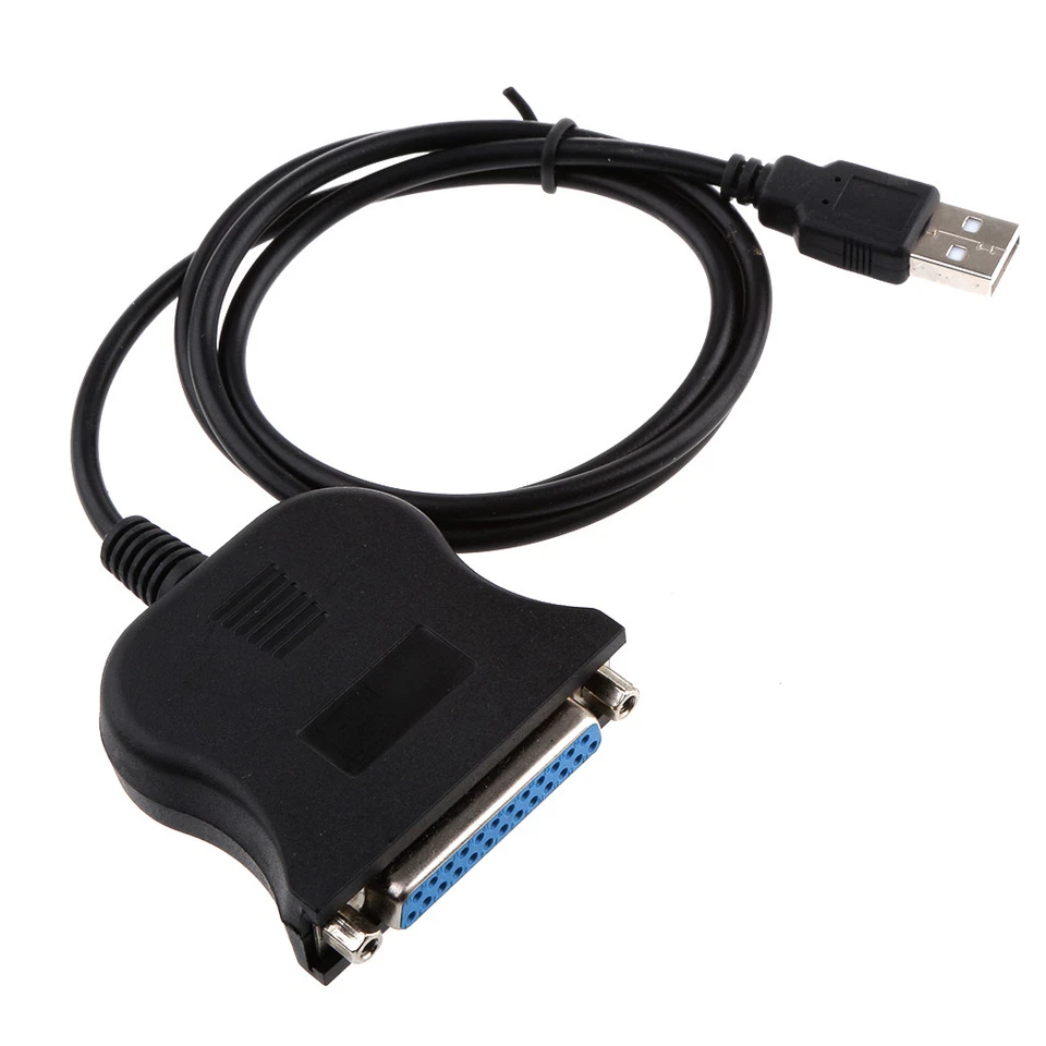 USB 2.0 to DB25 Parallel Printer LPT Adapter Lead Cable   1284 for Laptop - Image 3 of 4