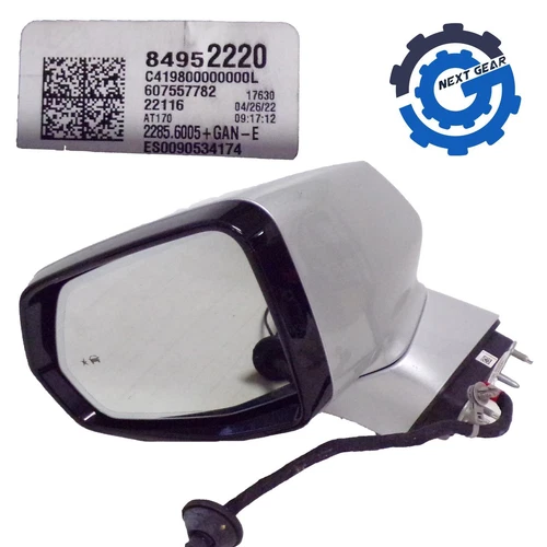 OEM GM Right White Wing Mirror w/ Blind Spot for 2019-2023 Cadillac XT4 84952222