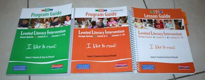 Fountas & Pinnell | LLI Leveled Orange/Green Lesson/Program Guide 1-70 ...