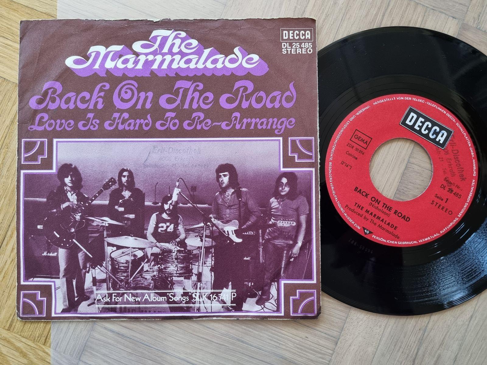 7"" Single The Marmalade - Back on the road Vinyl Germany