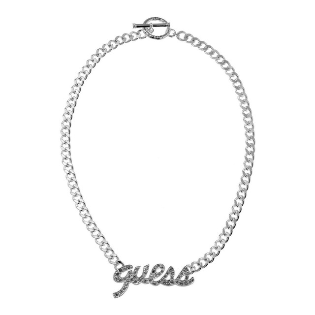 guess silver chain