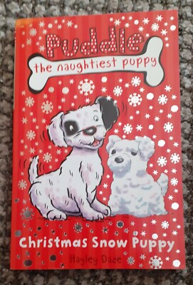 Christmas Snow Puppy by Hayley Daze