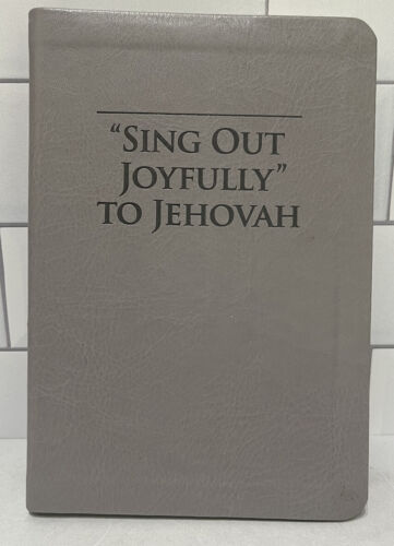 „Śpiewaj radośnie” do książki z hymnem Jehowy/szarej elastycznej okładki/EUC - Zdjęcie 1 z 10