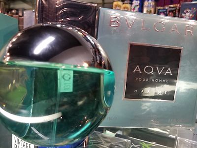 AQVA MARINE Pour Homme Bvlgari 3.4 oz EDT Men Spray Cologne AQUA 3.3 100 NEW BOX