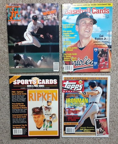 25 Lot CAL RIPKEN JR. Magazine covers 1988 1998 1999 '91 SI BECKETT VERY NICE - Picture 3 of 10
