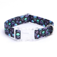 Serijoars Floral Print Puppy Dog Collar for Small Medium Large Dogs Collars w...