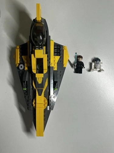 LEGO Star Wars Anakin's Jedi Starfighter 7669 Complete Set with Anakin & R2-D2