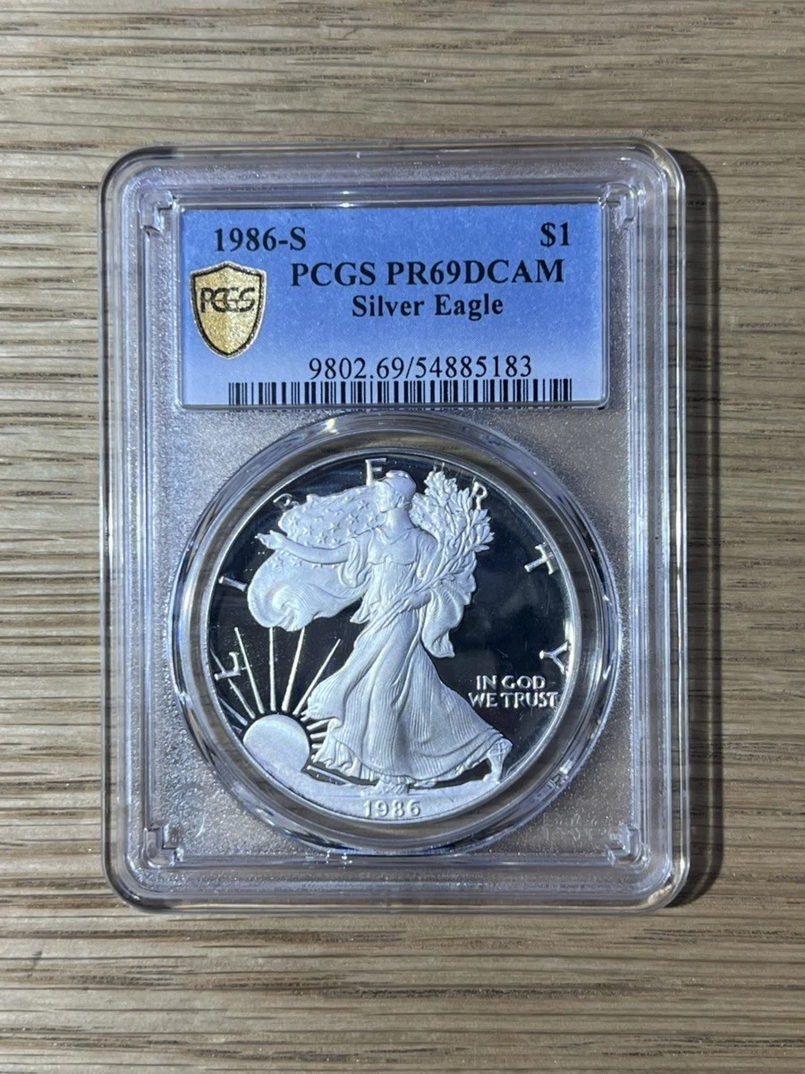 PCGS Certified PR 69 Graded 1986 Silver Bullion Coins for sale | eBay
