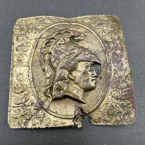 Civil War Dug Relic Officer Sash Buckle – Richmond VA – Antique Brass