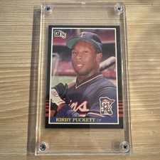 1985 Donruss #438 Kirby Puckett Rookie Card RC  (#1) nice centering Twins 