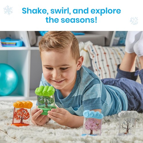 Learning Resources Changing Seasons Sensory Tubes, Sensory Fidget Tubes, Ages - Picture 3 of 7