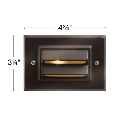 Hinkley Lighting 1546-LL 12v 1.5w 2.5VA  5"W Outdoor Horizontal - Bronze - Picture 6 of 7